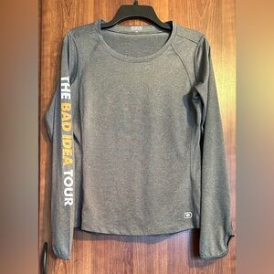 Bad Idea Tour JENSEN ACKLES Misha Collins SUPERNATURAL Women Athletic Shirt SM